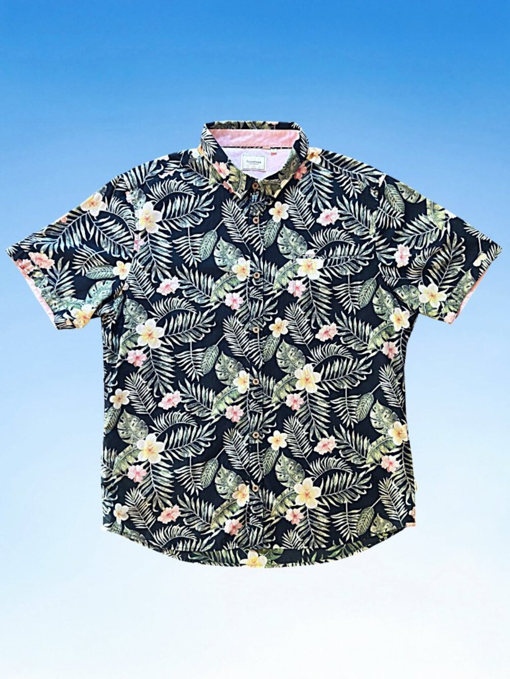 7Diamonds Tropical Short Sleeve Shirt, Sz XXL